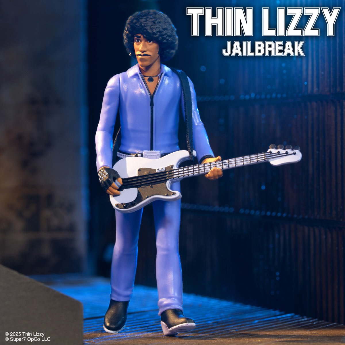 Thin Lizzy Phil Lynott Jailbreak 3 3/4-Inch ReAction Figure