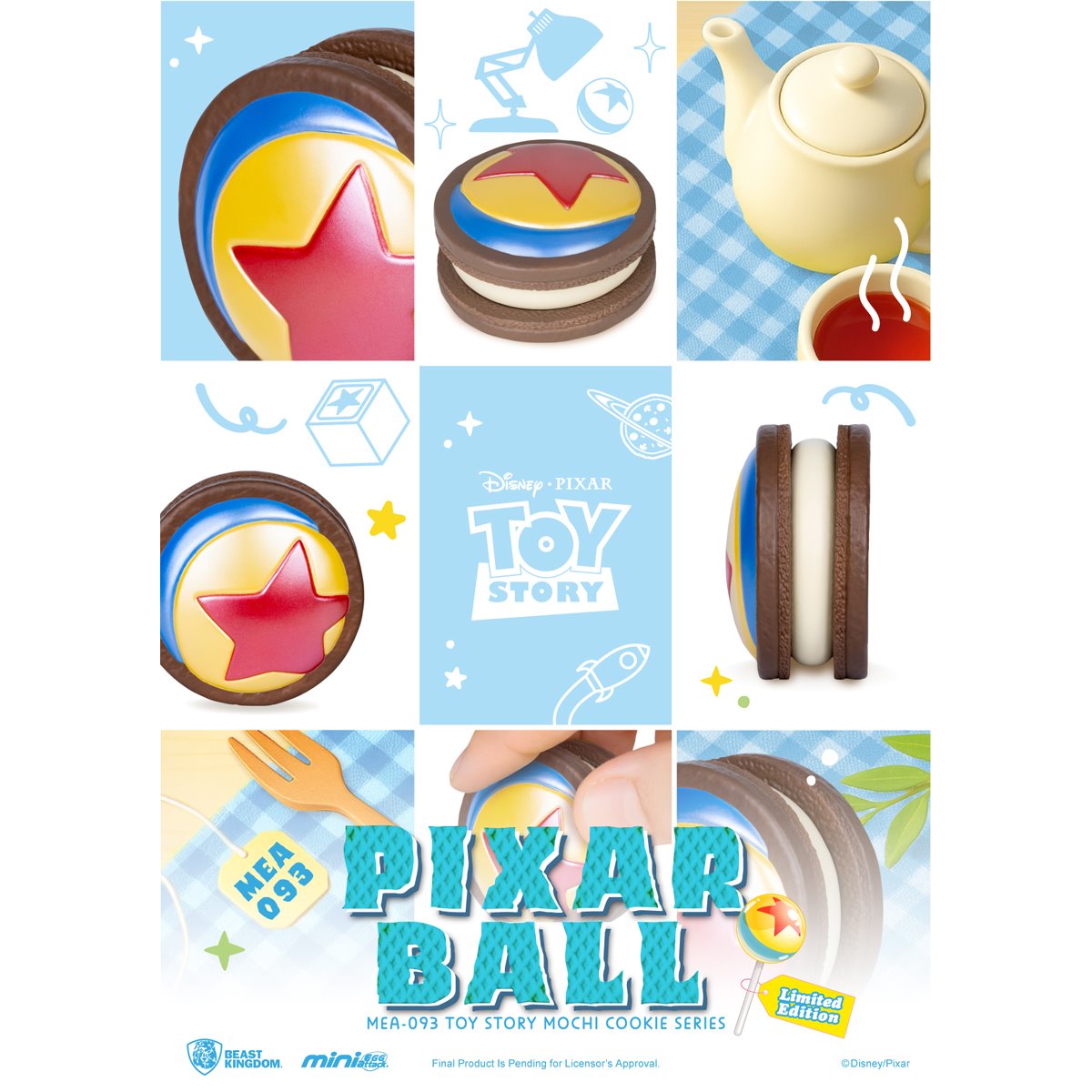 Toy Story Mochi Cookie Series MEA-093 Blind Box Mini-Figure Case of 6