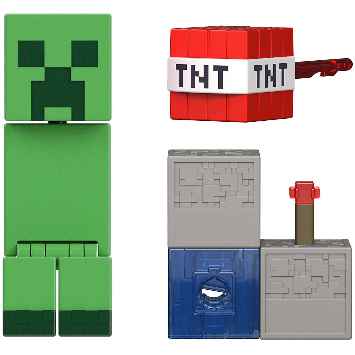 Minecraft Redstone Charged Creeper 3 1/4-Inch Scale Action Figure