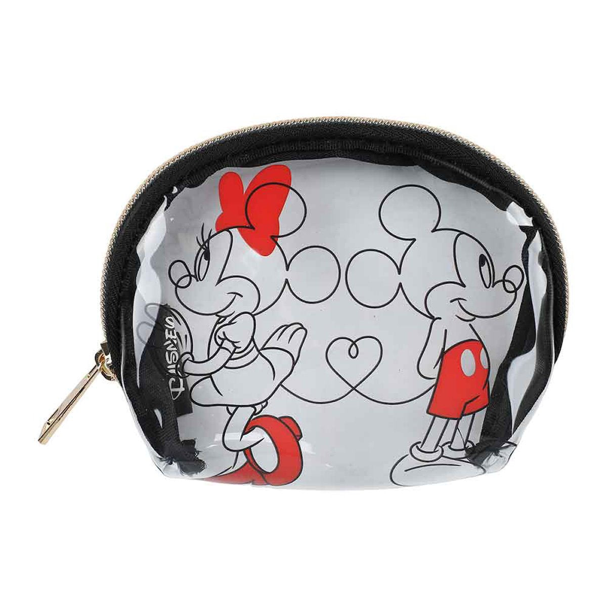 Mickey and Minnie Mouse Love Travel Cosmetic Bag Set of 3