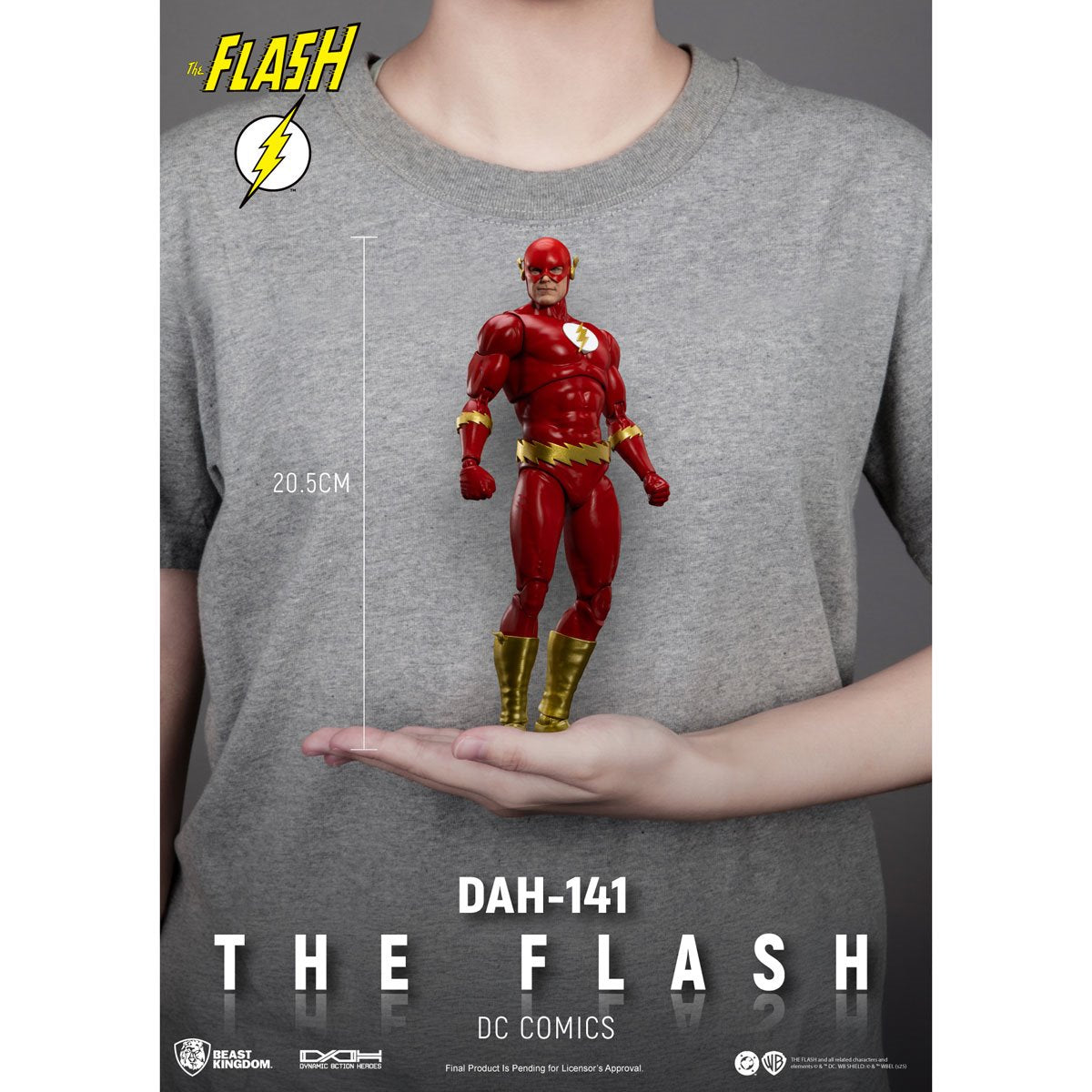 DC Comics The Flash DAH-141 Dynamic 8-Ction Heroes Action Figure