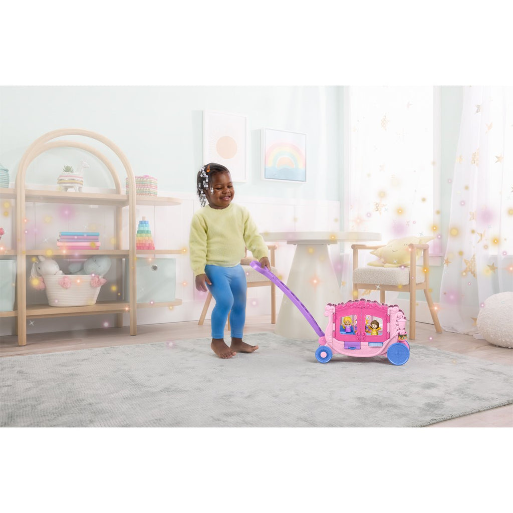 Disney Princess Little People Pull-Along Musical Carriage Playset