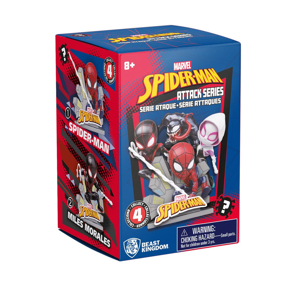 Spider-Man HeroBox Attack Series Blind-Box Mini-Figure Case of 6