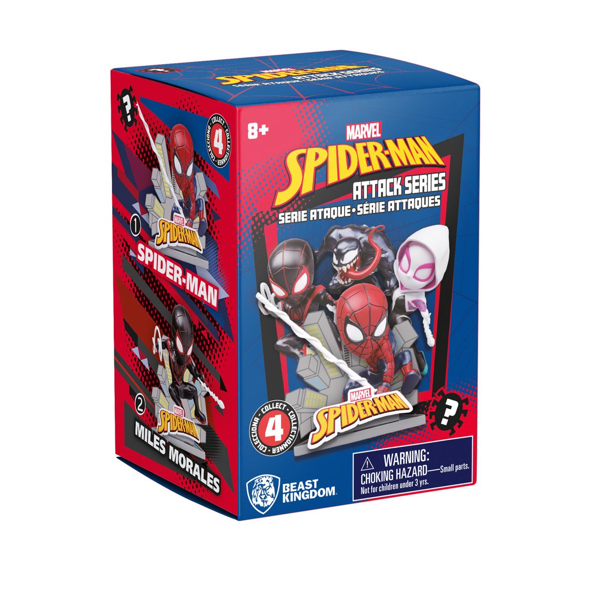 Spider-Man HeroBox Attack Series Blind-Box Mini-Figure Case of 6