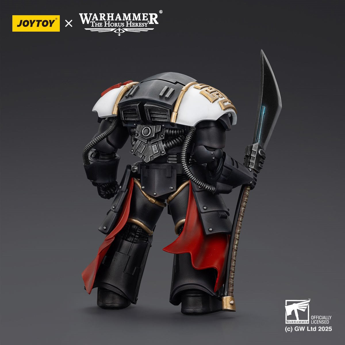 Joy Toy Warhammer The Horus Heresy White Scars Ebon Keshig Terminator 2 with Power Glaive 1:18 Scale Action Figure