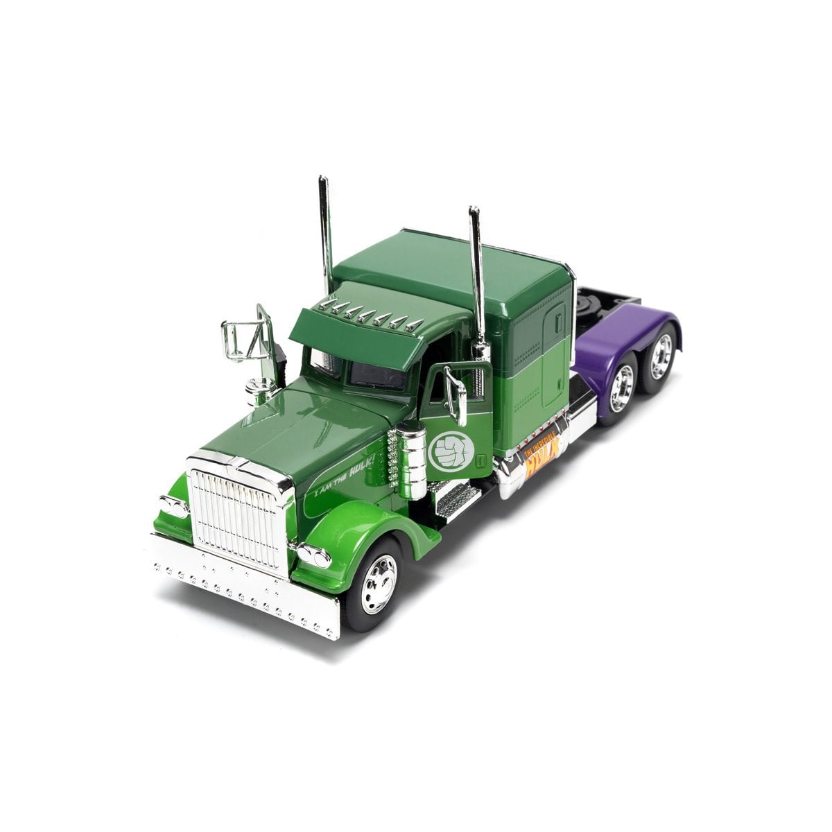 Hulk 1992 Peterbuilt 379 Big Rig 1:24 Scale Die-Cast Metal Vehicle
