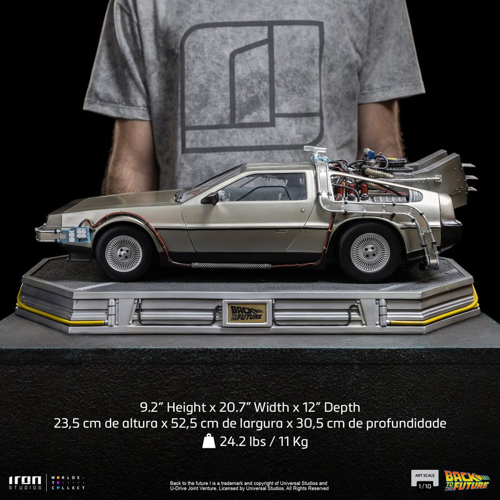 Back to the Future DeLorean Art 1:10 Scale Statue
