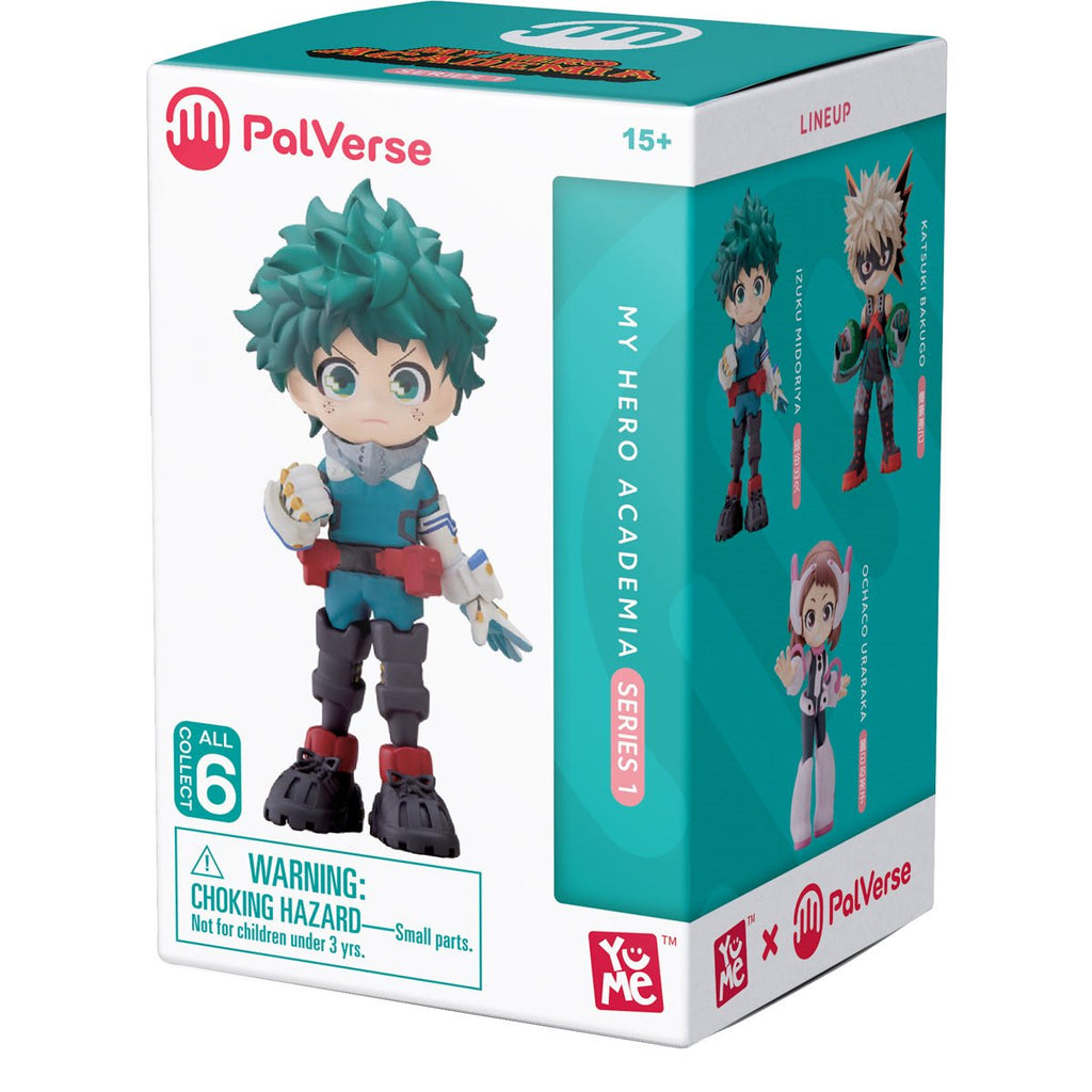 My Hero Academia PalVerse Anime Blind-Box Series 1 Mini-Figure Case of 6