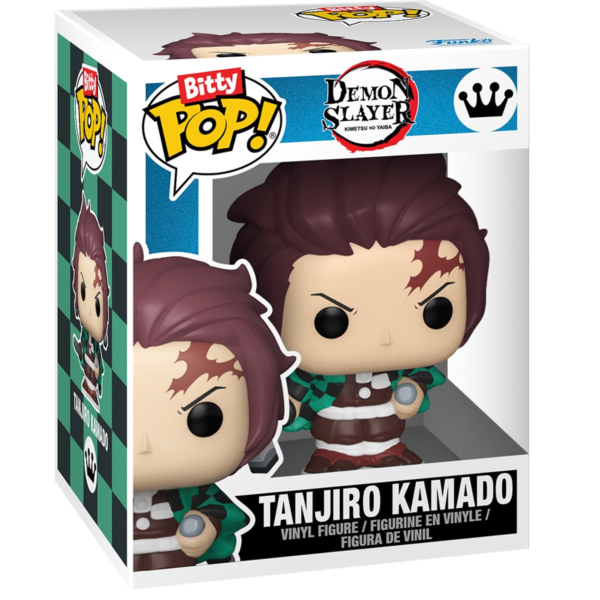 Demon Slayer Tanjiro Kamado and Nezuko Kamado Funko Bitty Pop! Mini-Figure 2-Pack