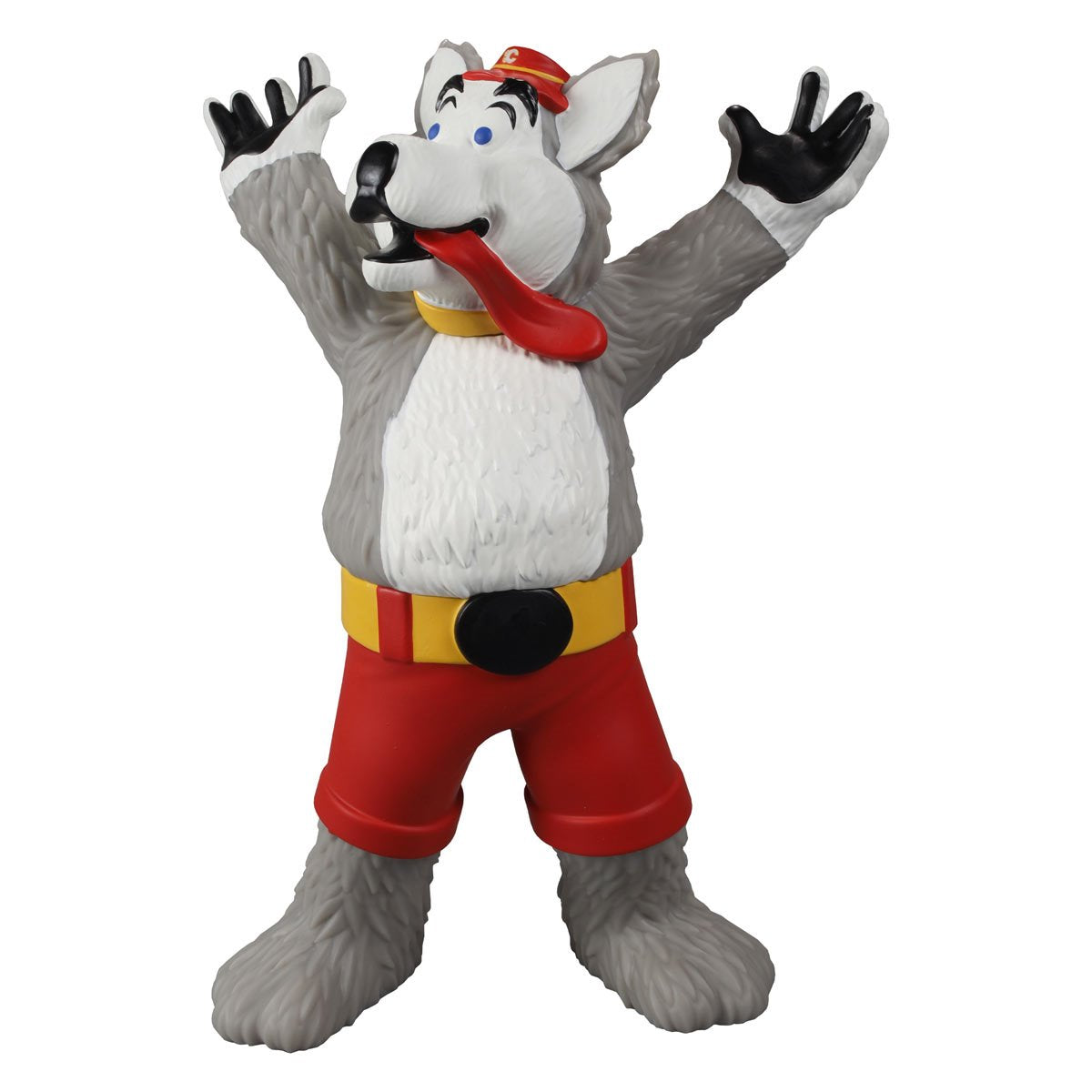 NHL Calgary Flames Harvey the Hound Mascot Posed Figure