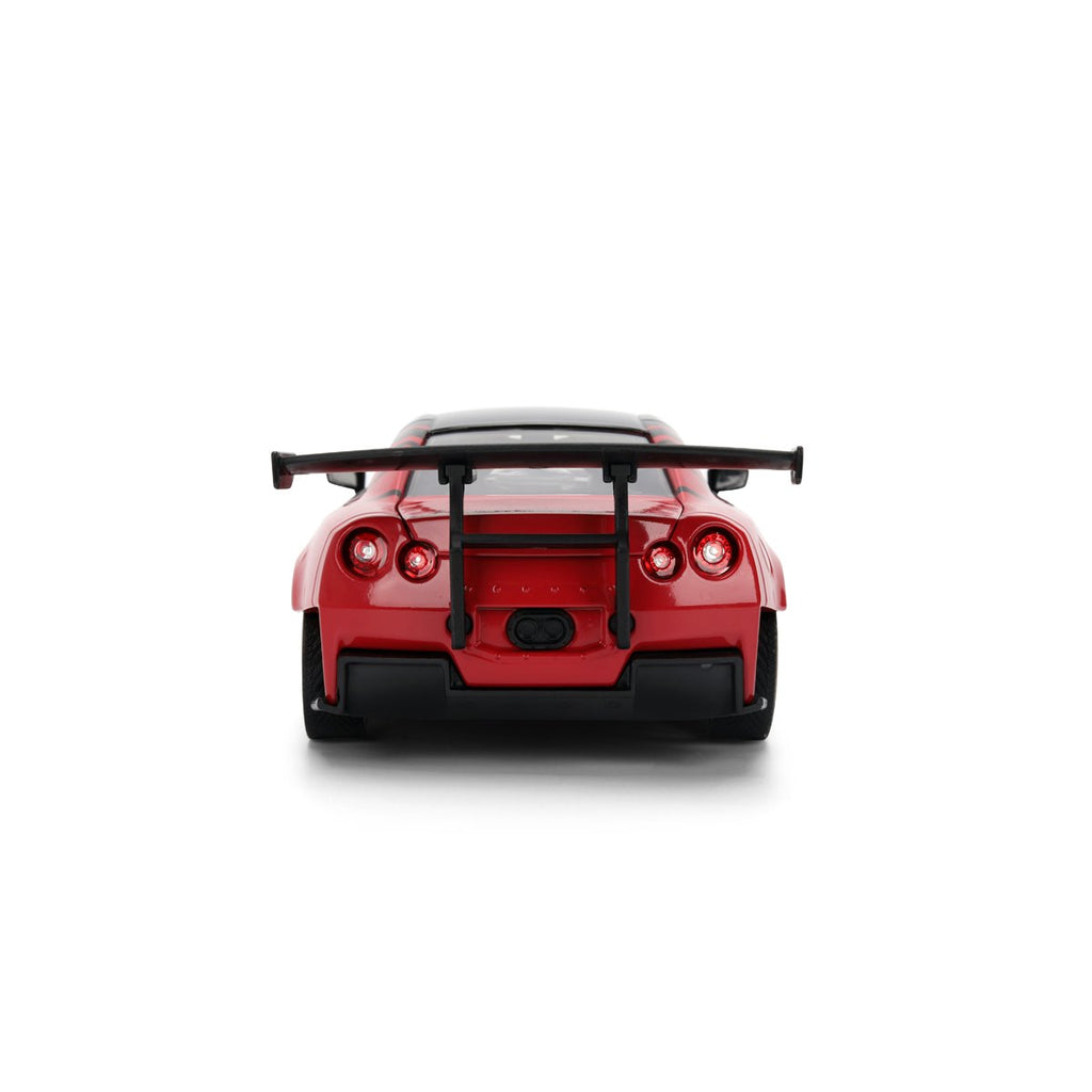 JDM Tuners 2009 Nissan GT-R R35 Ben Sopra Glossy Red 1:24 Scale Die-Cast Metal Vehicle