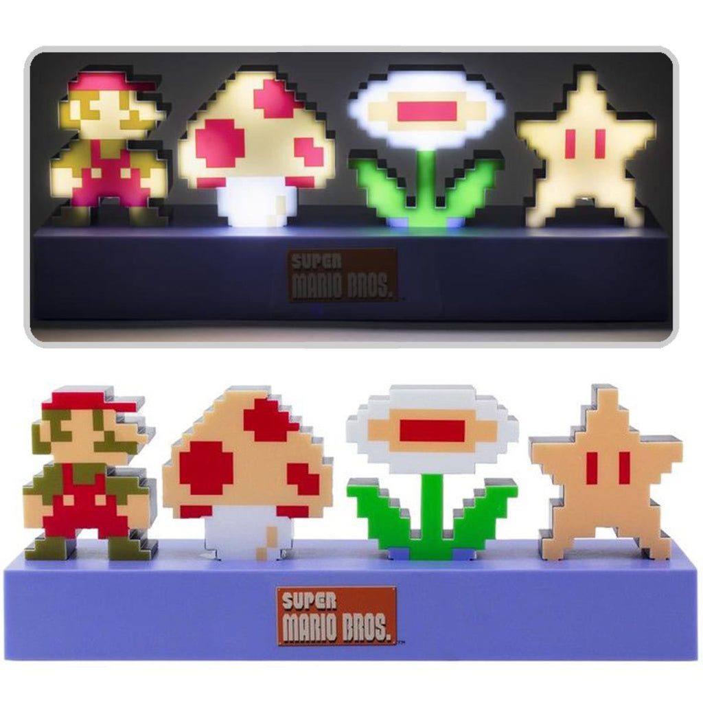 Super Mario Bros. 8-Bit Icons Light