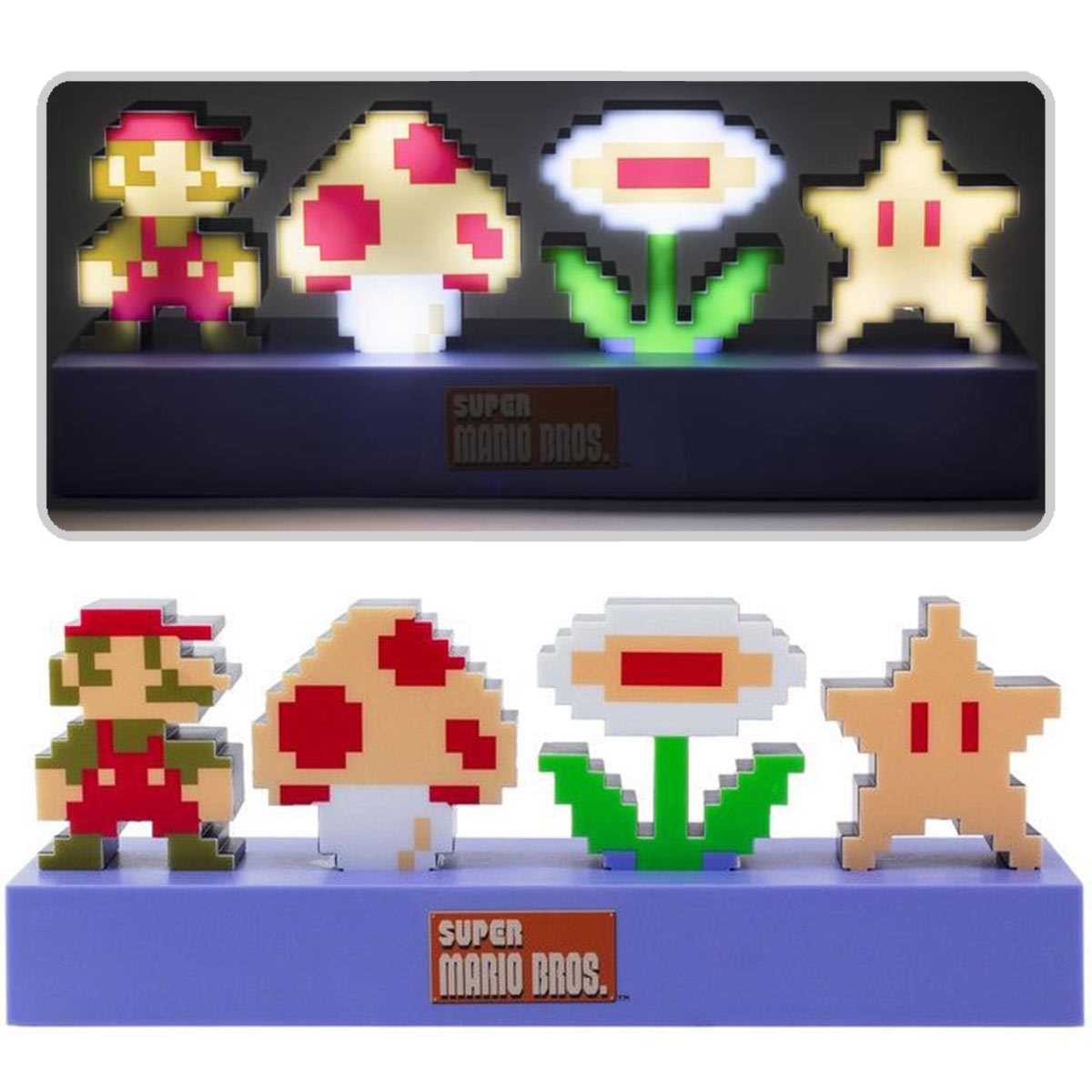 Super Mario Bros. 8-Bit Icons Light