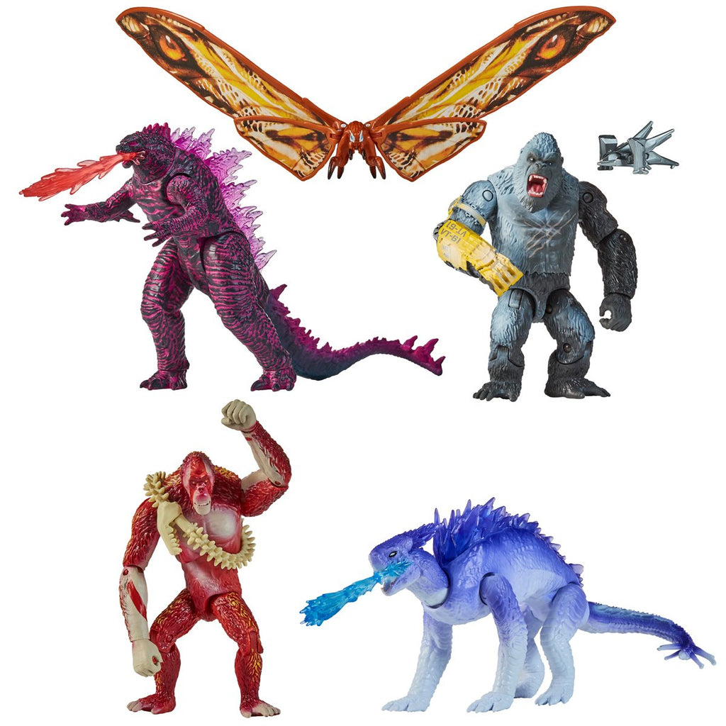 Godzilla vs. Kong Movie 6-Inch Action Figure 5-Pack