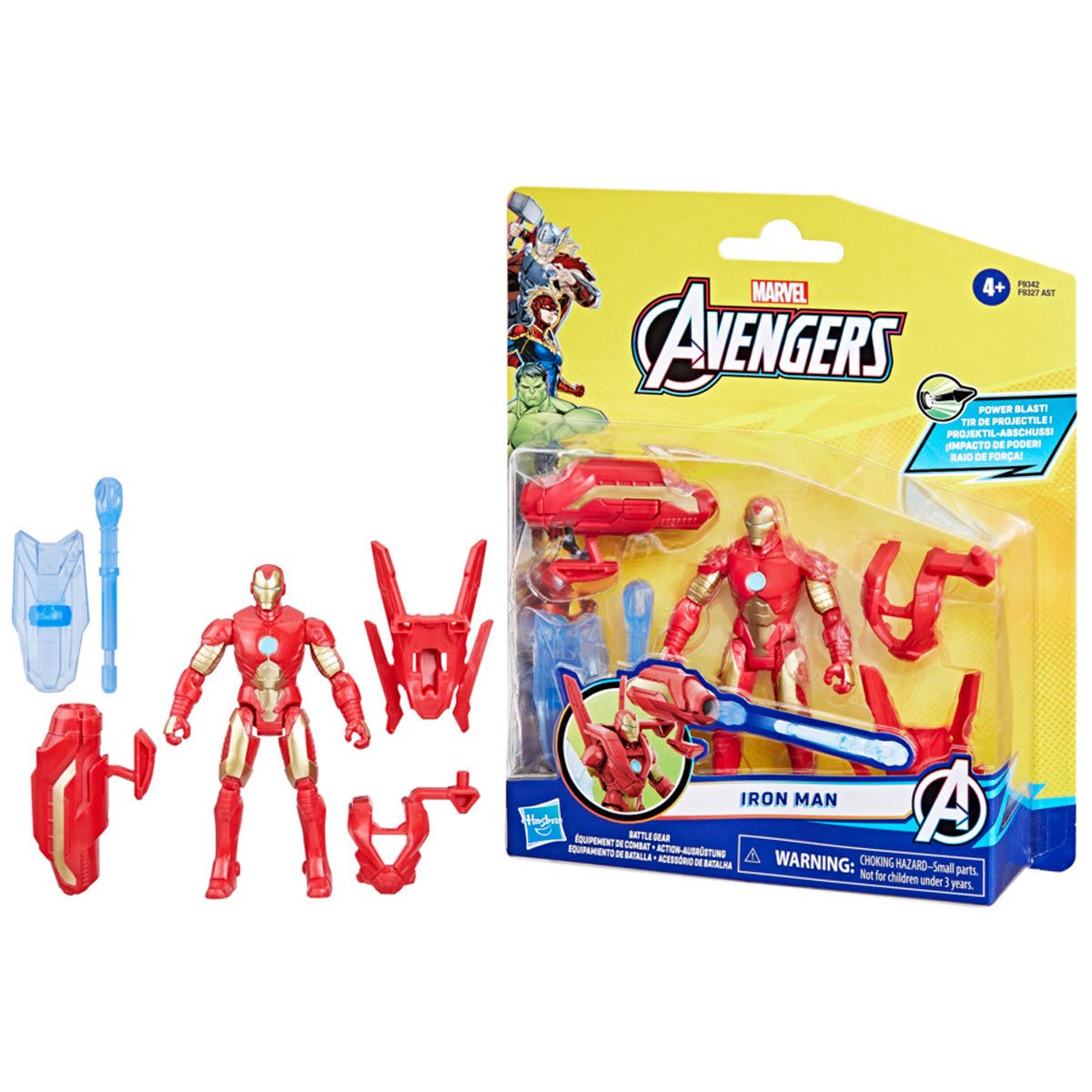 Avengers Epic Hero Series Battle Gear Iron Man 4-Inch Action Figure