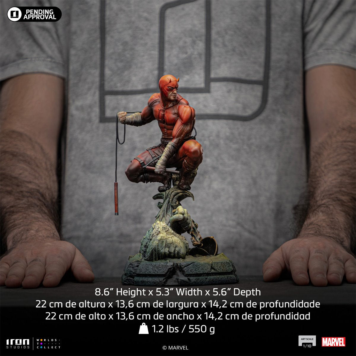 Daredevil Unleashed 1:10 Deluxe Art Scale Limited Edition Statue