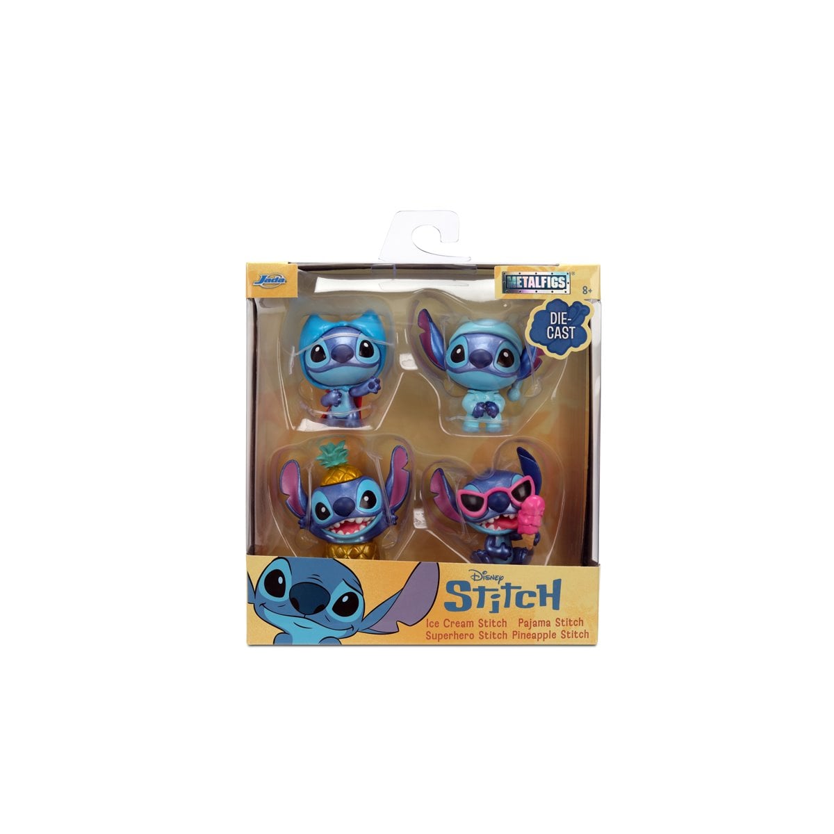Lilo & Stitch Wave 3 MetalFigs 2 1/2-Inch Die-Cast Metal Mini-Figure 4-Pack