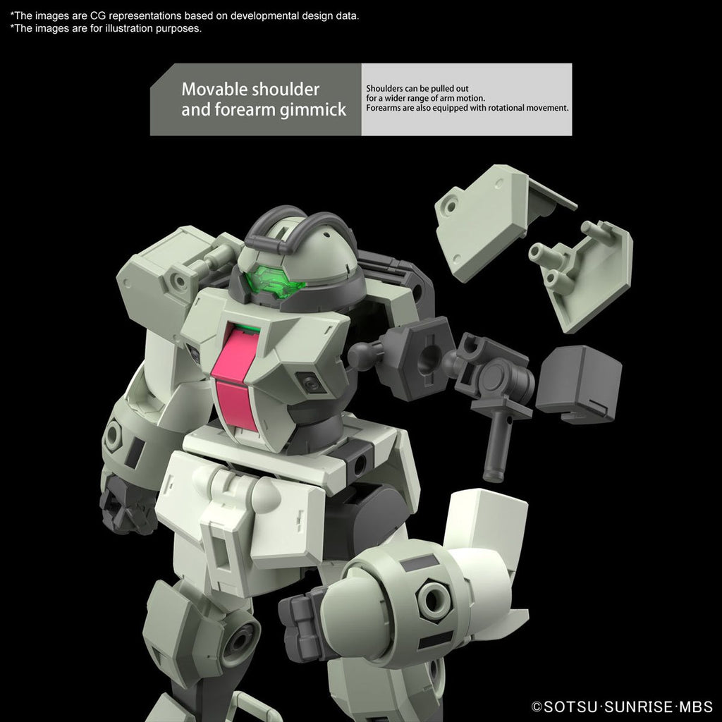 Mobile Suit Gundam: The Witch from Mercury Demi Trainer High Grade 1:144 Scale Model Kit