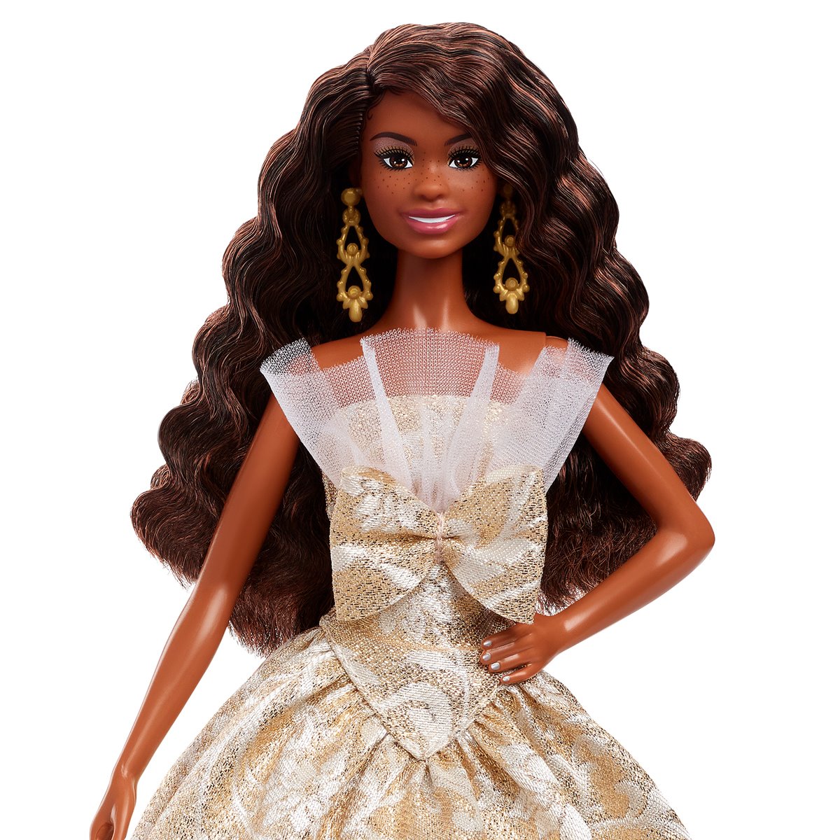 Barbie 2025 Holiday Doll with Brown Hair