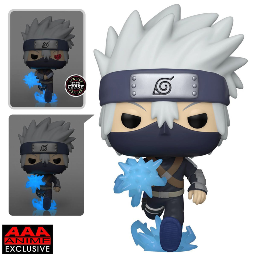 Naruto: Shippuden Young Kakashi Hatake with Chidori Glow-in-the-Dark Funko Pop! Vinyl Figure #1199 - AAA Anime Exclusive