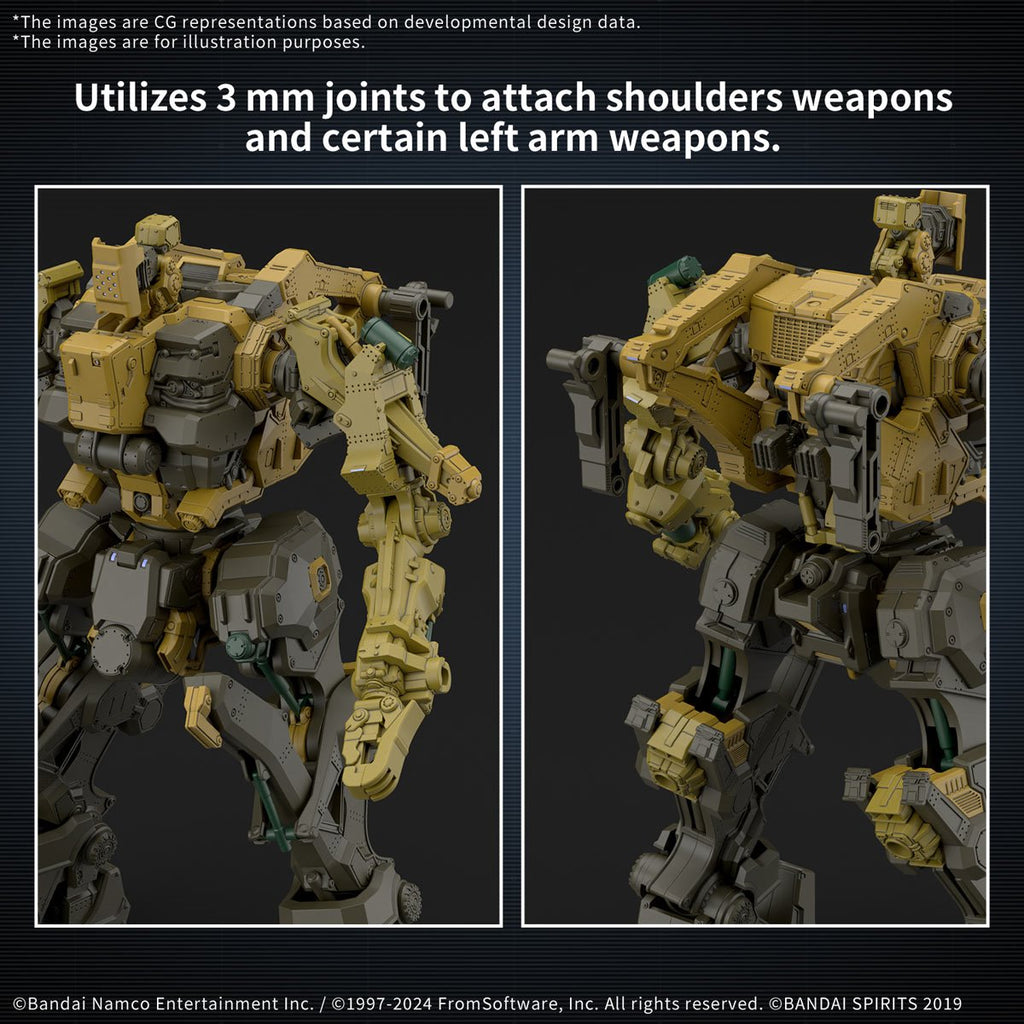30 Minutes Missions Armored Core VI: Fires of Rubicon Rad CC-3000 Wrecker Milk Tooth Model Kit
