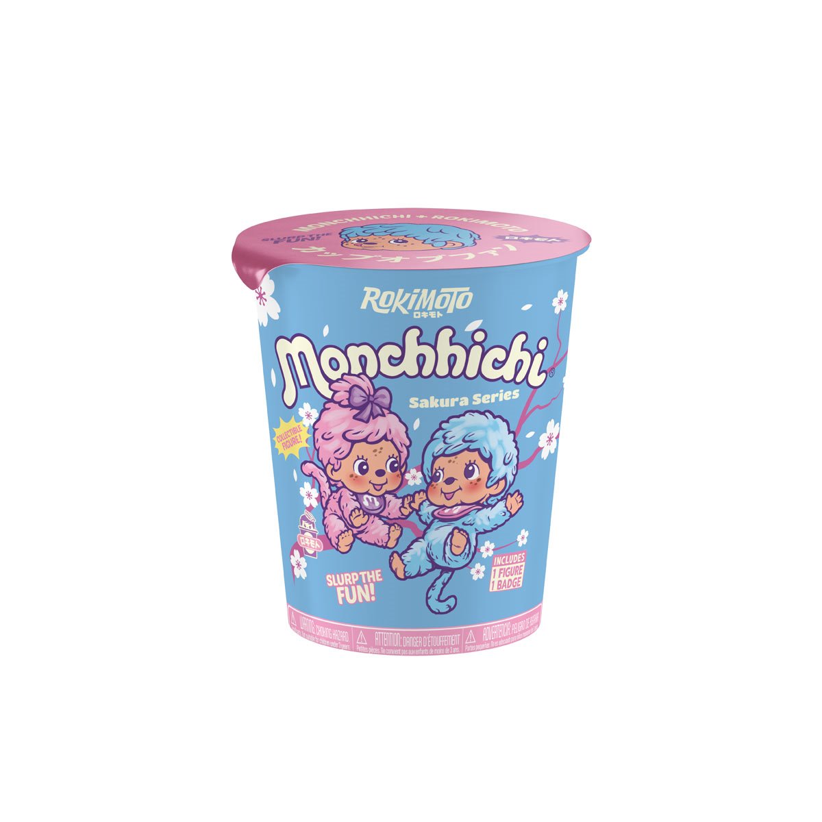 Monchhichi Sakura Series Rokimoto Cup Vinyl Figure Display Case of 12