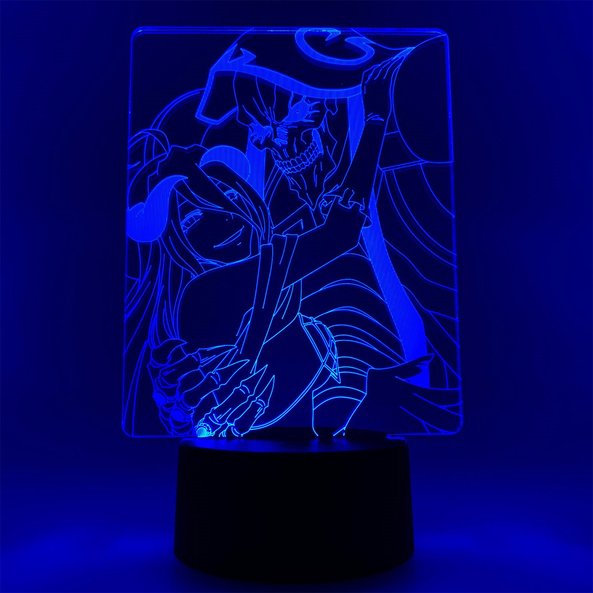 Overlord Ains Ooal Gown and Albedo Otaku Lamp