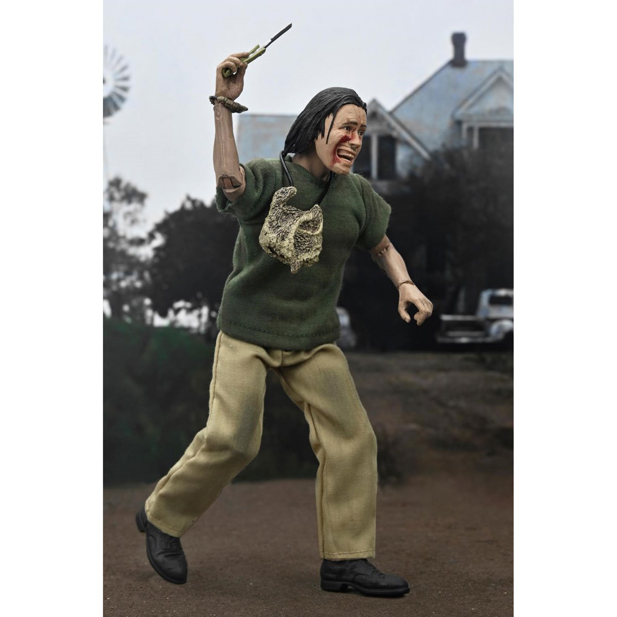 Texas Chainsaw Massacre 50th Anniversary Hitchhiker 8-Inch Clothed Action Figure