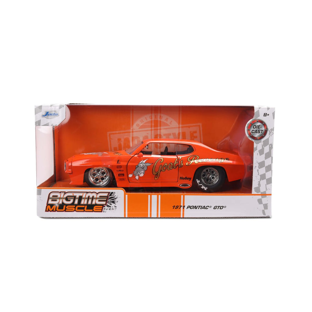 Bigtime Muscle 1971 Pontiac GTO Goat's Revenge 1:24 Scale Die-Cast Metal Vehicle