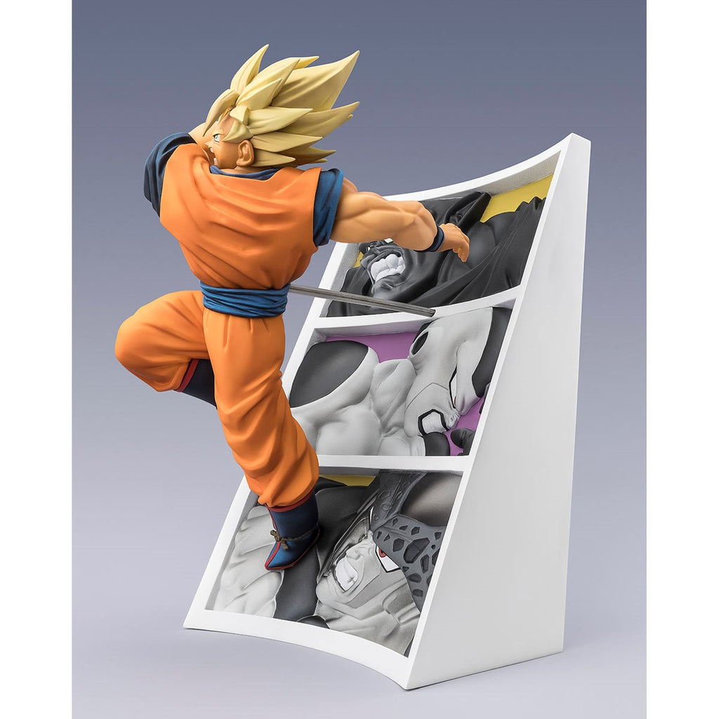 Dragon Ball Z Super Saiyan Son Goku Trail of Battles FiguartsZERO Statue