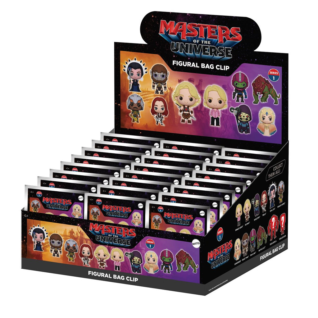 Masters of the Universe (2026) 3D Foam Bag Clip Random 6-Pack