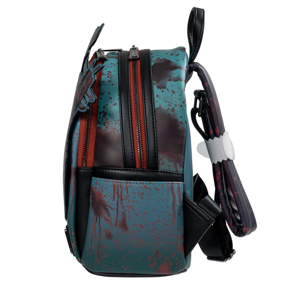 Terrifier Art the Clown Blood Splatter Glow-in-the-Dark Mini-Backpack - Entertainment Earth Exclusive