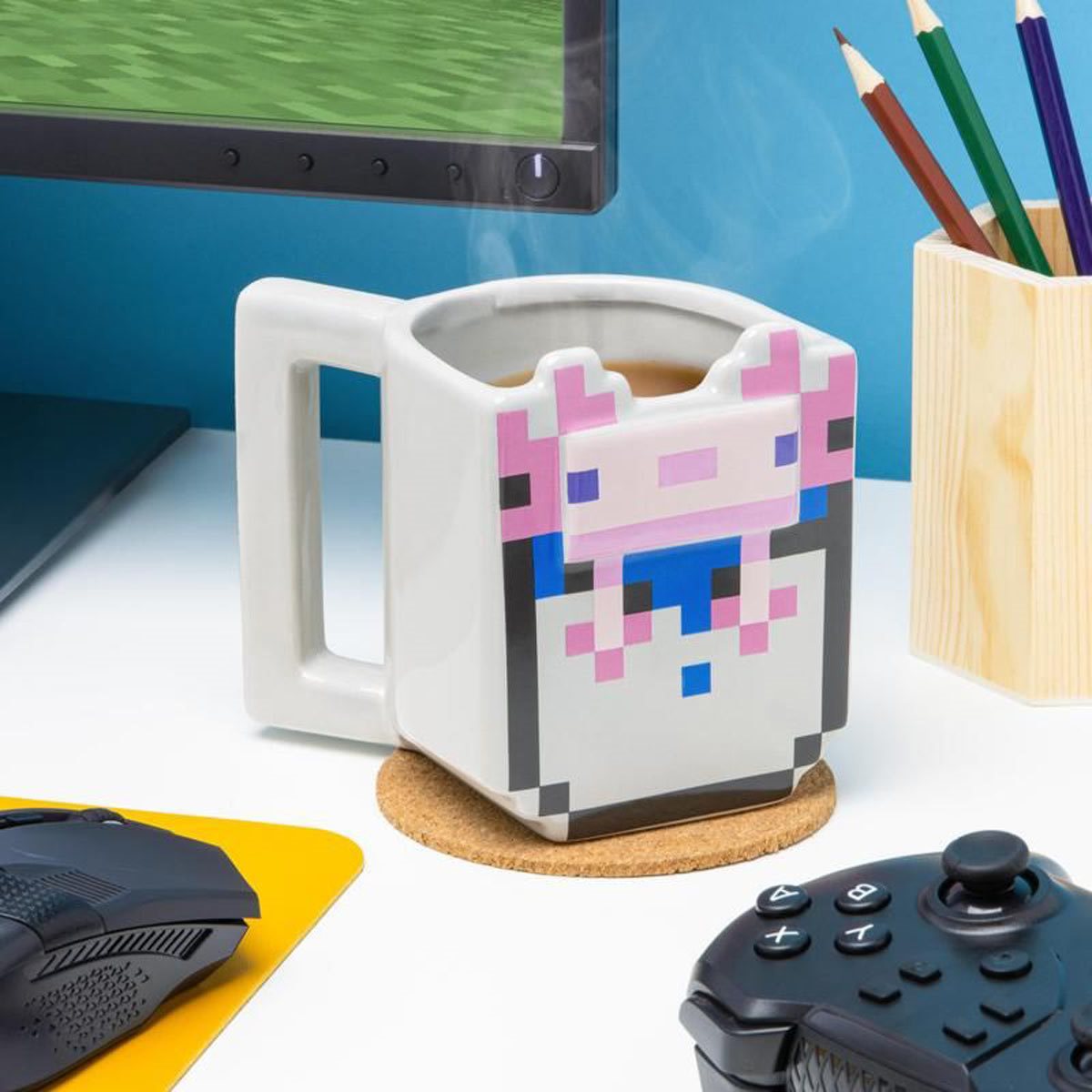 Minecraft Bucket of Axolotl 13 oz. Mug