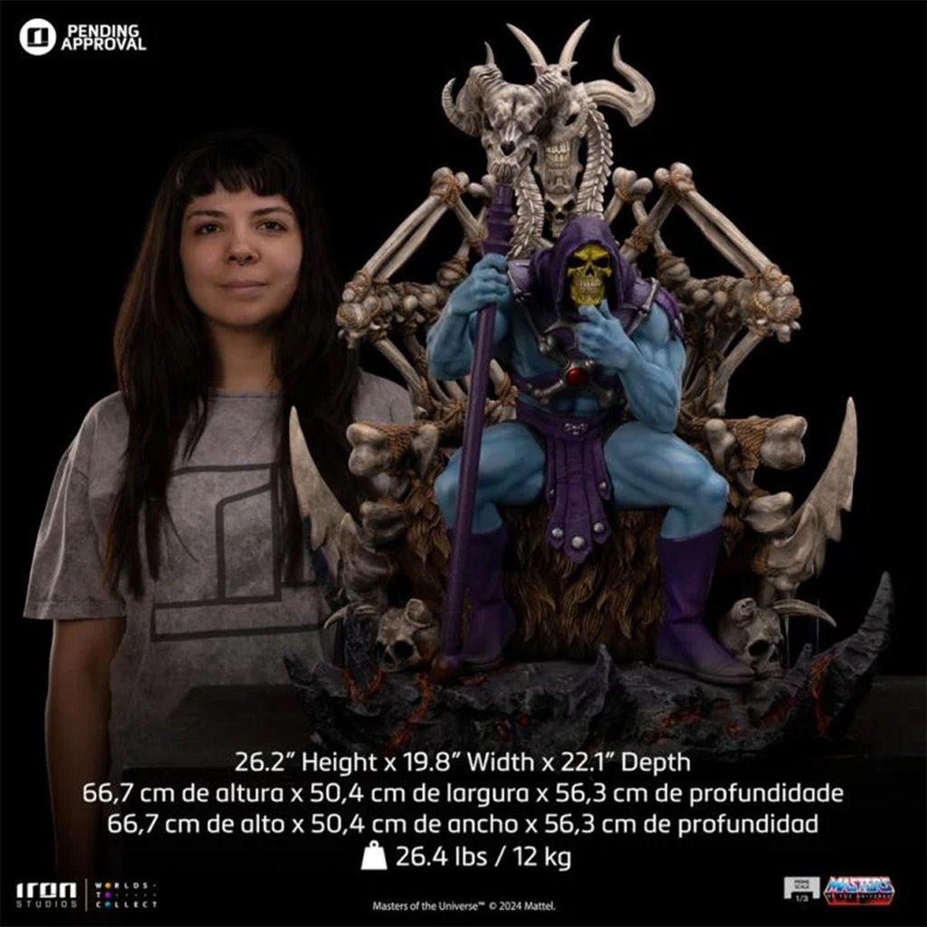 Masters of the Universe Skeletor on Throne 1:3 Prime 10th Anniversary Scale Limited Edition Statue