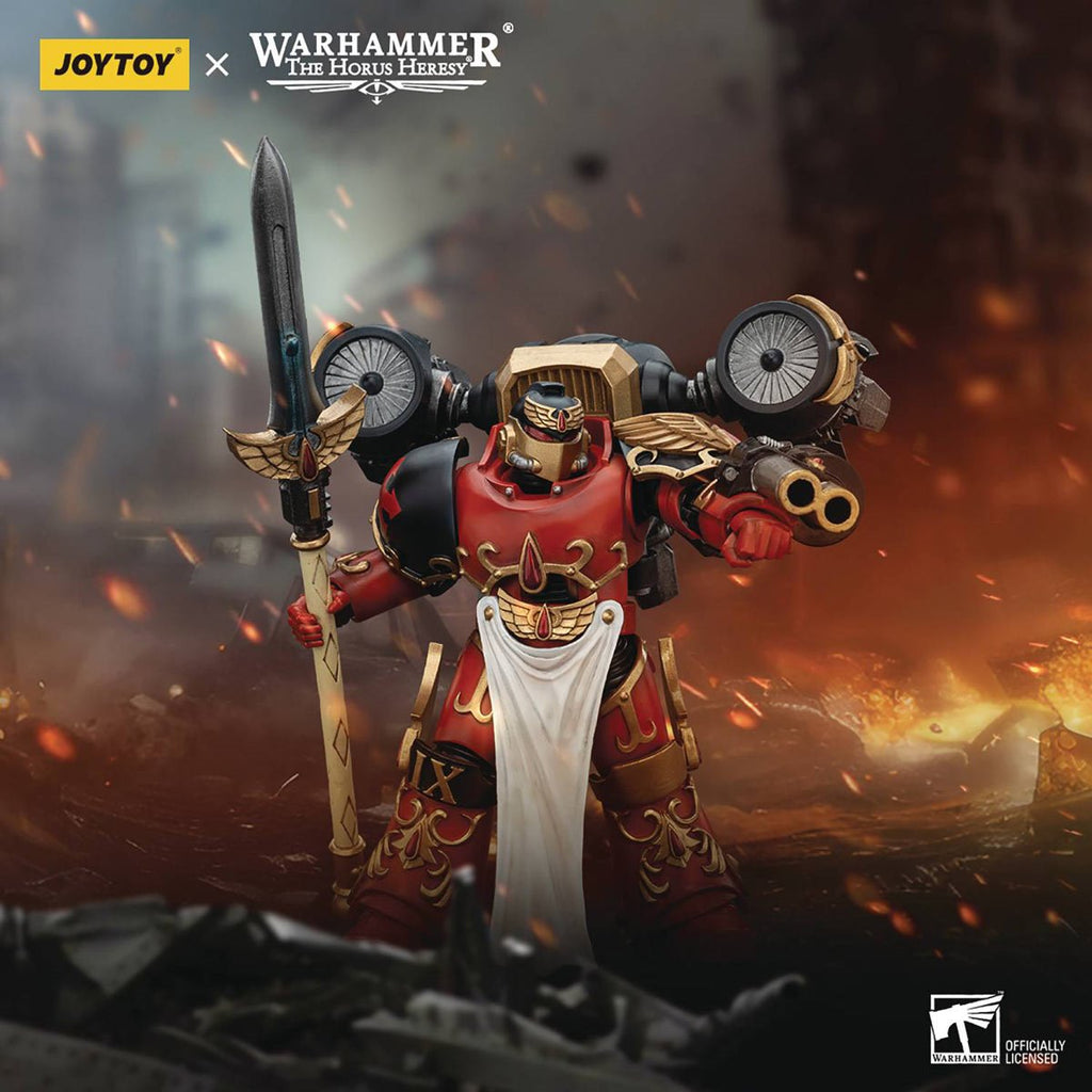 Joy Toy Warhammer The Horus Heresy Blood Angels Dawnbreaker Cohort Champion 1:18 Scale Action Figure