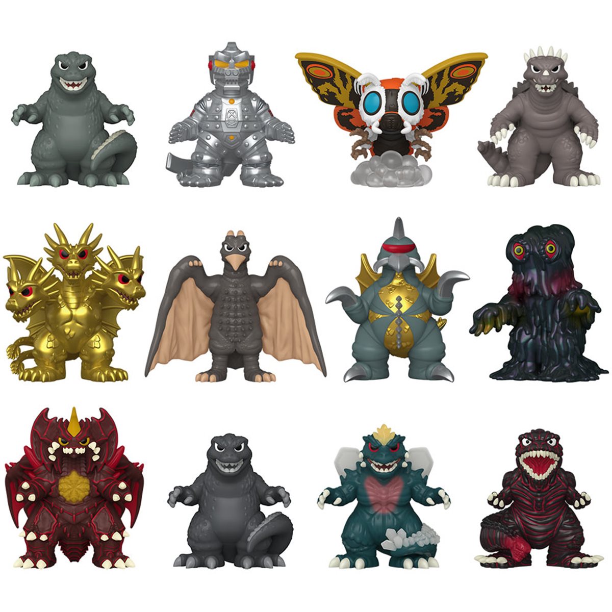 Godzilla 70th Anniversary Mystery Minis Mini-Figure Random 4-Pack