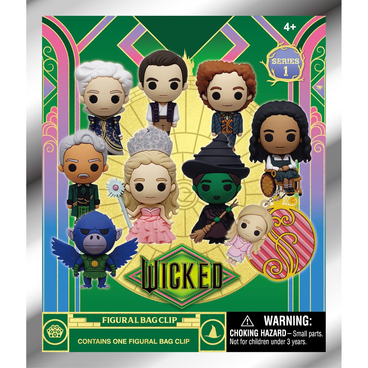Wicked Series 1 3D Foam Bag Clip Random 6-Pack