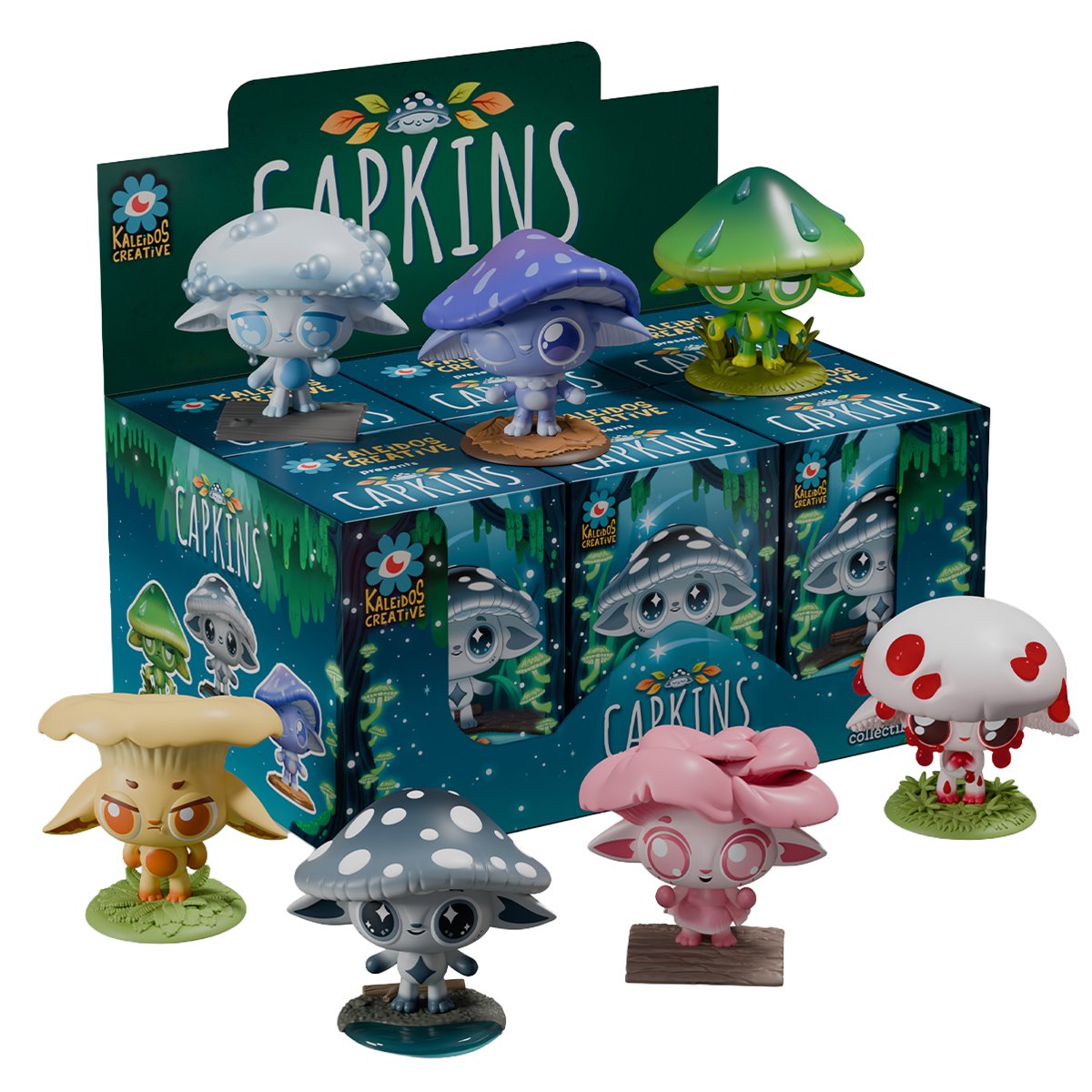 Capkins Series 2 Blind-Box Mini-Figure Case of 6