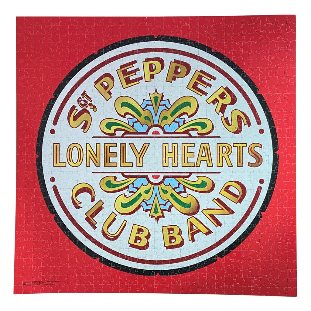 The Beatles Sgt Pepper Double Sided Album Art 1,000-Piece Jigsaw Puzzle