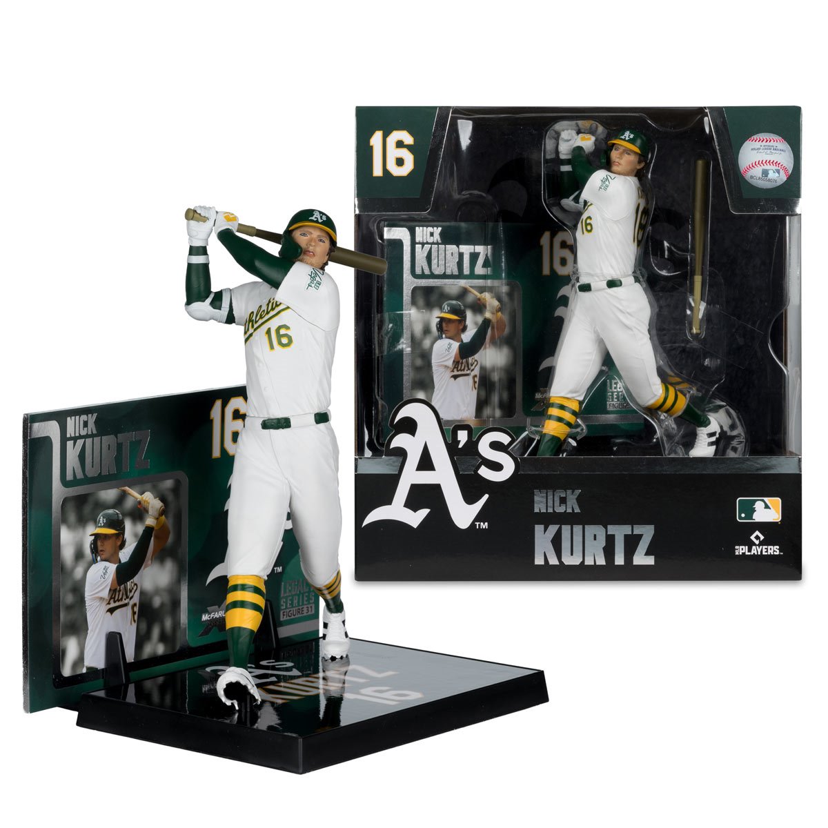 MLB SportsPicks Athletics Nick Kurtz 7-Inch Posed Figure