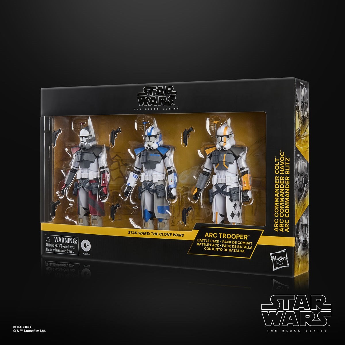 Star Wars The Black Series ARC Trooper Battle Pack Havoc, Colt, Blitz 6-Inch Action Figure