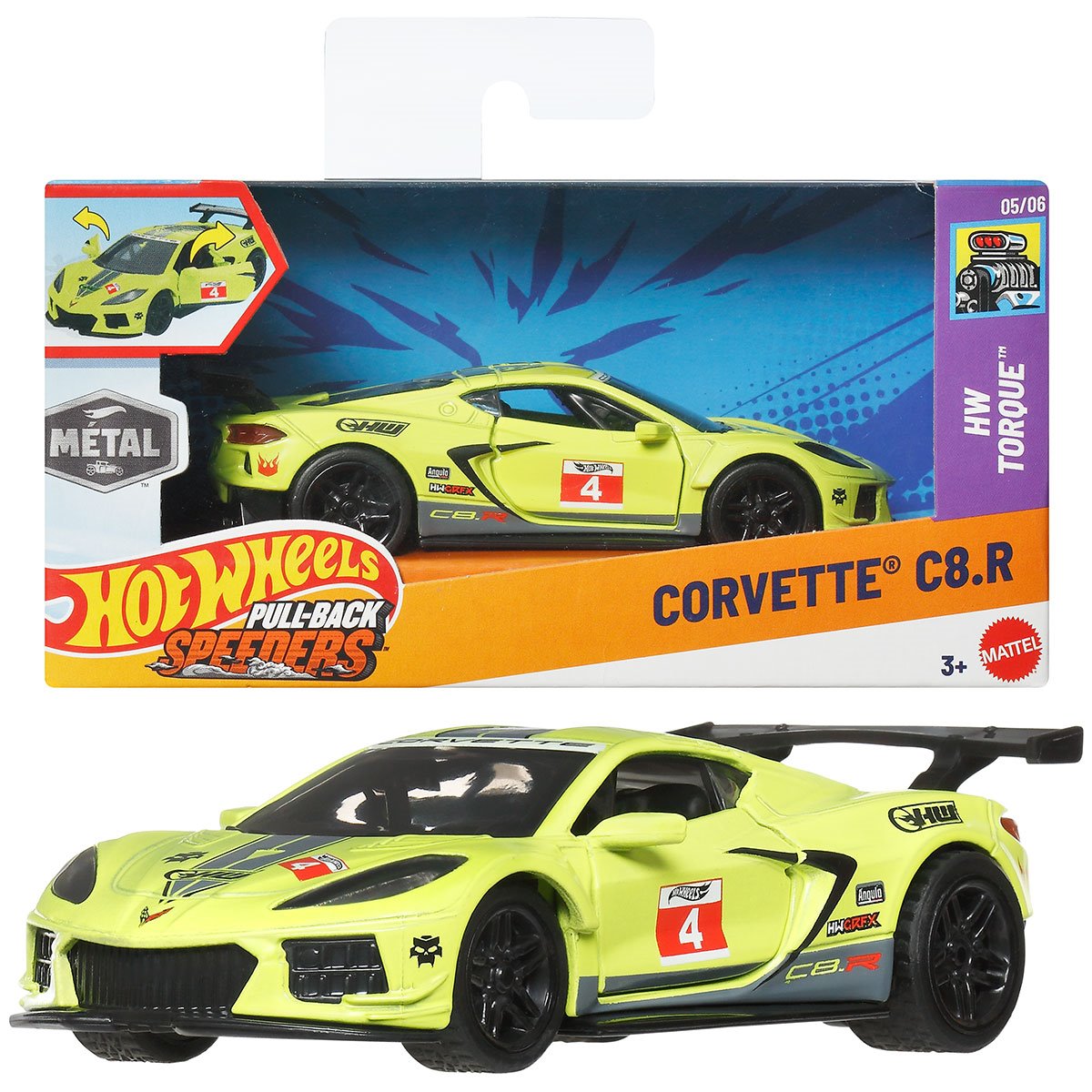 Hot Wheels Pull-Back Speeders 2026 Mix 3 Case of 12