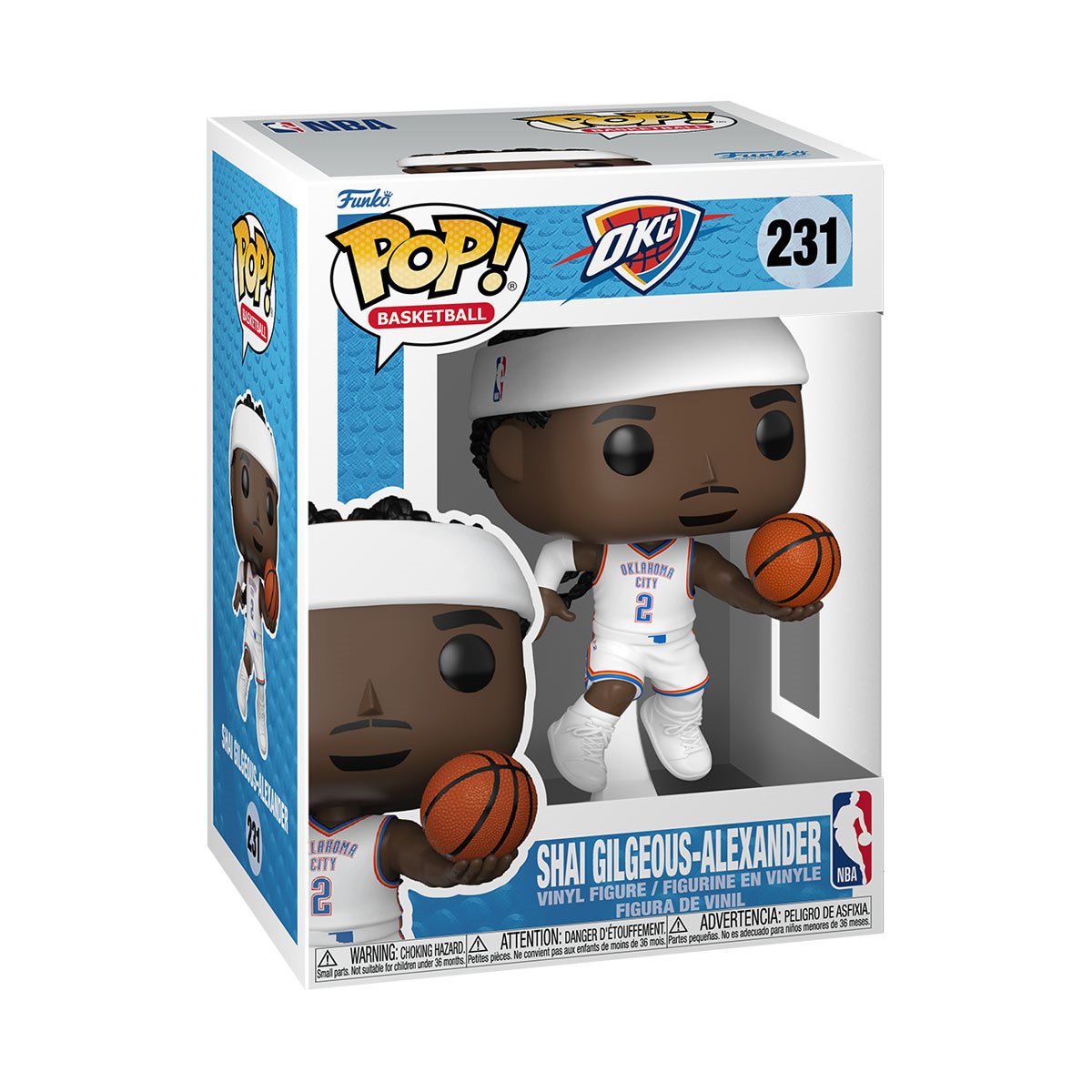 NBA Thunder Shai Gilgeous-Alexander (Home) Funko Pop! Vinyl Figure