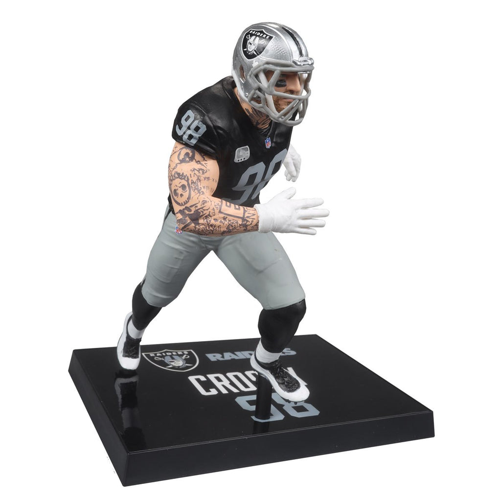 NFL SportsPicks 2024 Wave 2 Las Vegas Raiders Maxx Crosby 7-Inch Scale Posed Figure