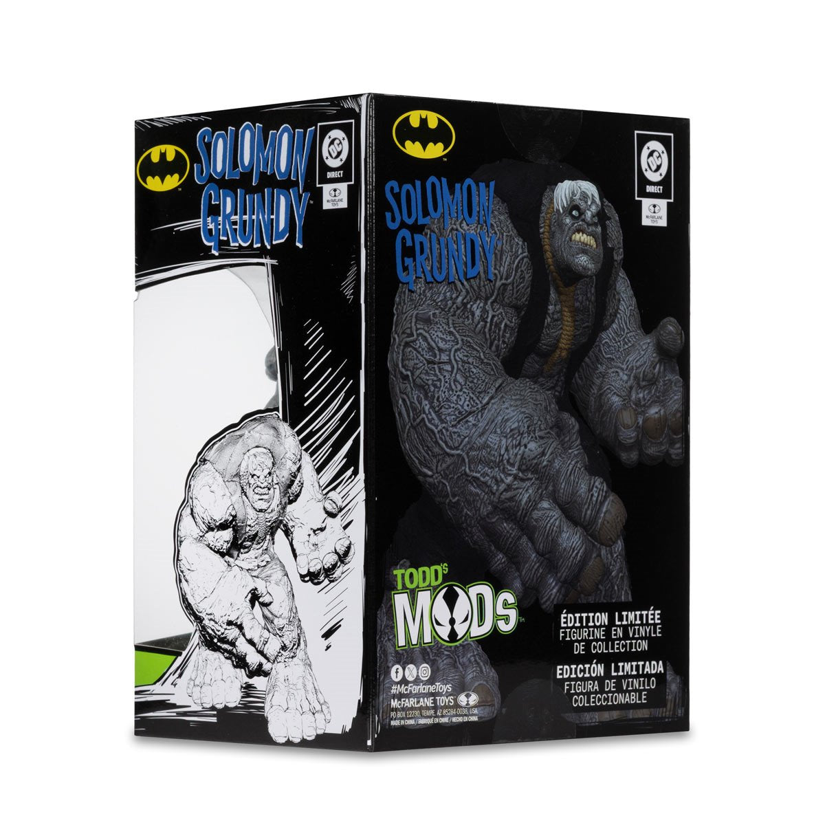 DC Direct Collector Vinyl Wave 5 Solomon Grundy Todd's Mods Limited Edition 4 1/2-Inch Scale Posed Figure
