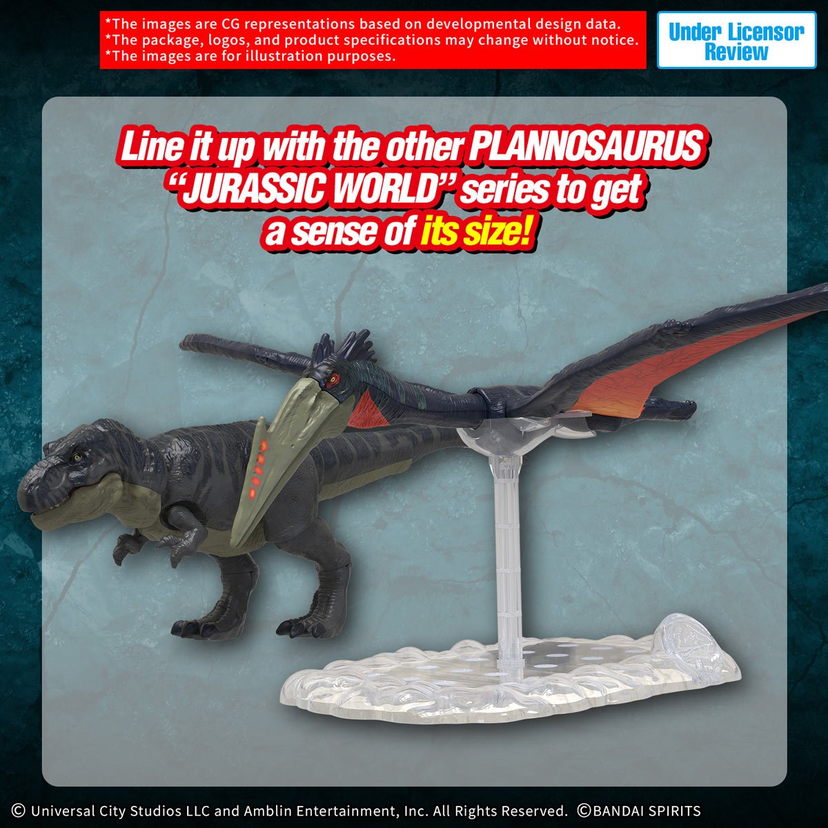 Jurassic World Quetzalcoatlus Plannosaurus Model Kit