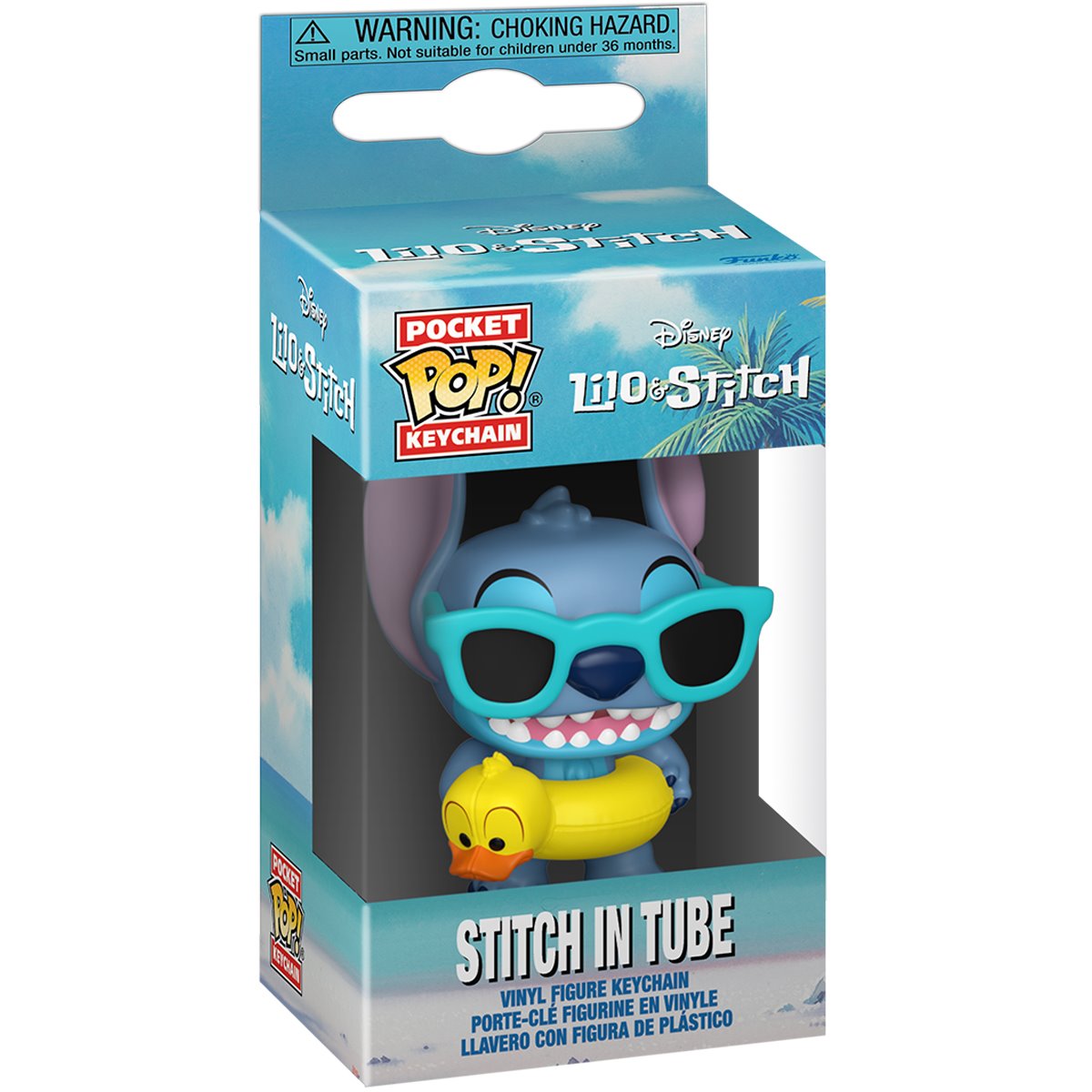 Lilo & Stitch Stitch in Tube Funko Pop! Key Chain