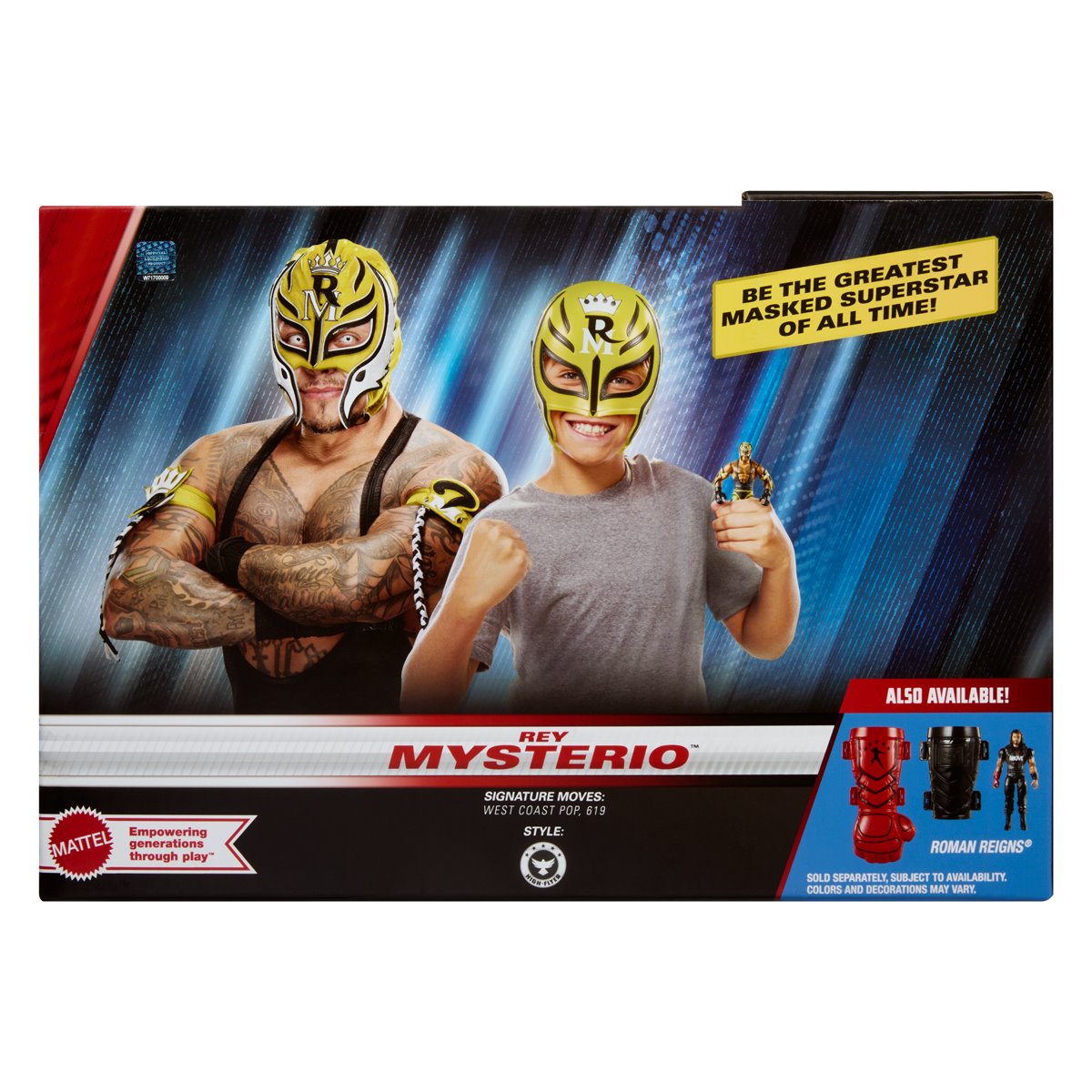 WWE Action Figure and Roleplay Case of 3