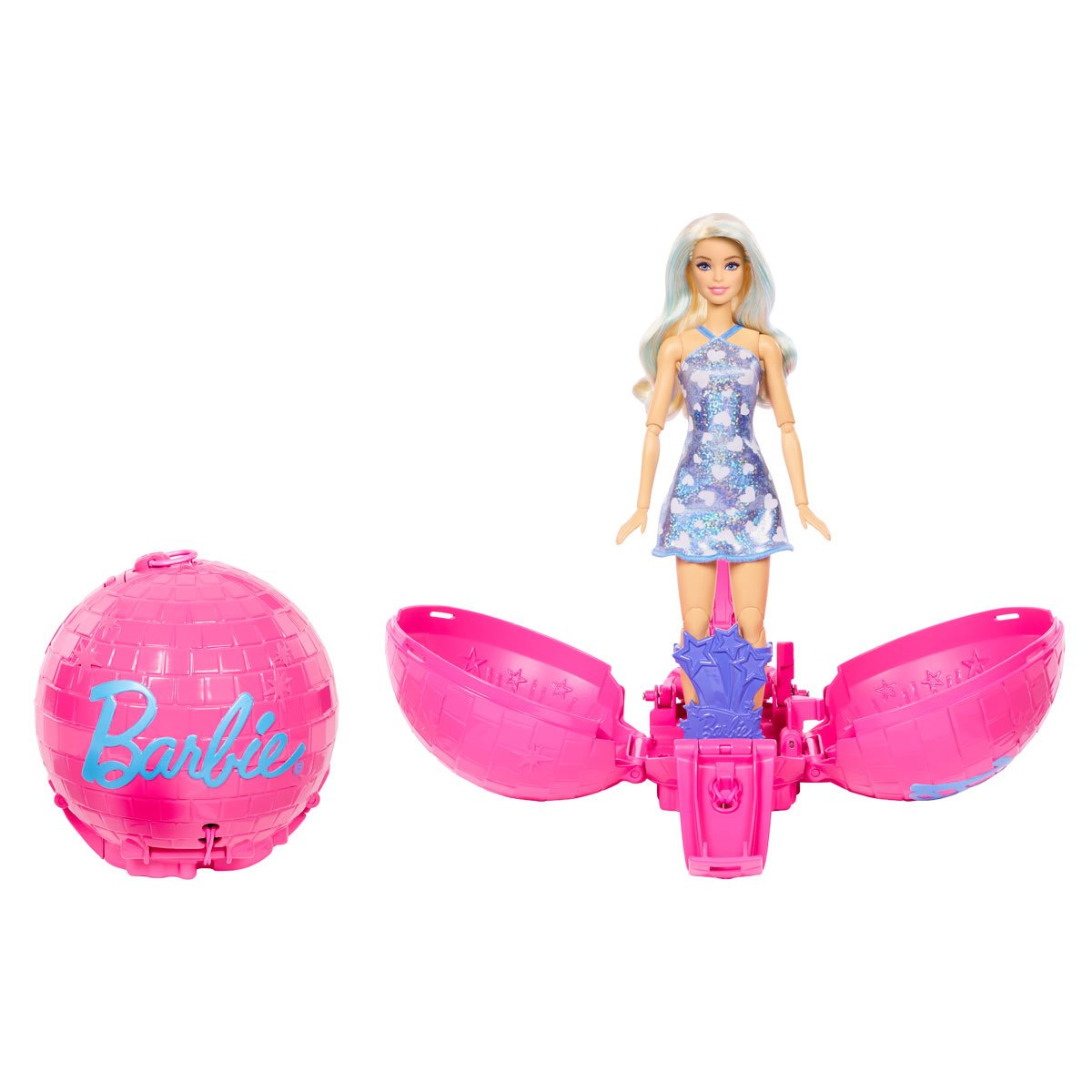 Barbie Team Barbie Roll & Reveal Pop Star Doll and Accessories