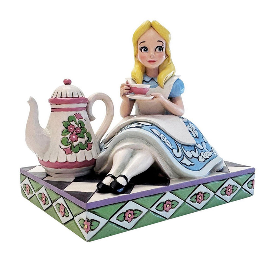 Disney Traditions Alice in Wonderland Alice with Teapot Statue